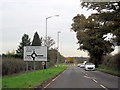 Stoneleigh Road B4113 Approaching Bericote Road,Westhill Road Island