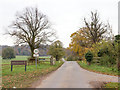 SP2853 : Private driveway to Walton Hall by David P Howard