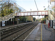 SE1645 : Footbridge ILK2 - 8A - Burley Station by Betty Longbottom