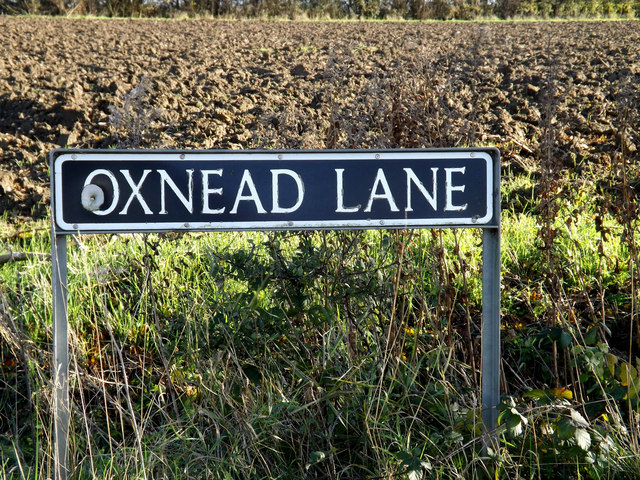 Oxnead Lane sign
