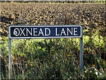 TM2693 : Oxnead Lane sign by Geographer
