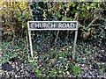 TM2693 : Church Road sign by Geographer