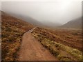 NN1163 : West Highland Way between Blarmafoldach and Kinlochleven by Steven Brown