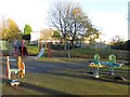 NZ1666 : Children's playground, Walbottle by Andrew Curtis