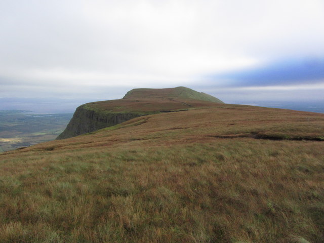 View N along ridge leading to Ben Wisken