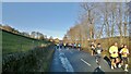 Percy Pud 10k runners returning from, or still running towards, Lower Bradfield