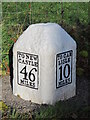 Milestone near The Sands