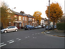 TQ2570 : Wycliffe Road at the junction of Latimer Road by David Howard