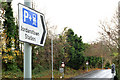 J3683 : "Park and ride" sign, Jordanstown by Albert Bridge
