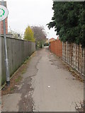 SE3121 : Footpath - off Meadow Lane by Betty Longbottom