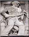 Relief sculpture, former Poplar Town Hall - Welder