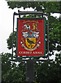 The Corbet Arms (2) - sign, Church Road, Uffington, Shropshire