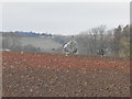 Standing stone in field at Inchmartine