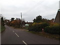 TM3775 : B1117 Halesworth Road & Halesworth Road Postbox by Geographer