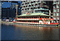 Floating restaurant, Millwall Dock