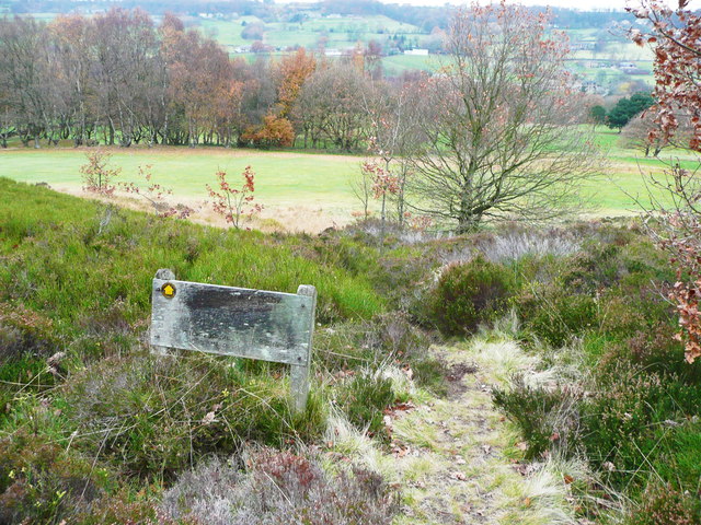 Elland FP59 approaching a golf course... © Humphrey Bolton cc-by-sa/2.0 ...