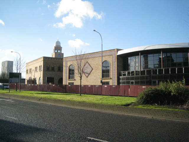 Hingeston Street mosque from Icknield Street