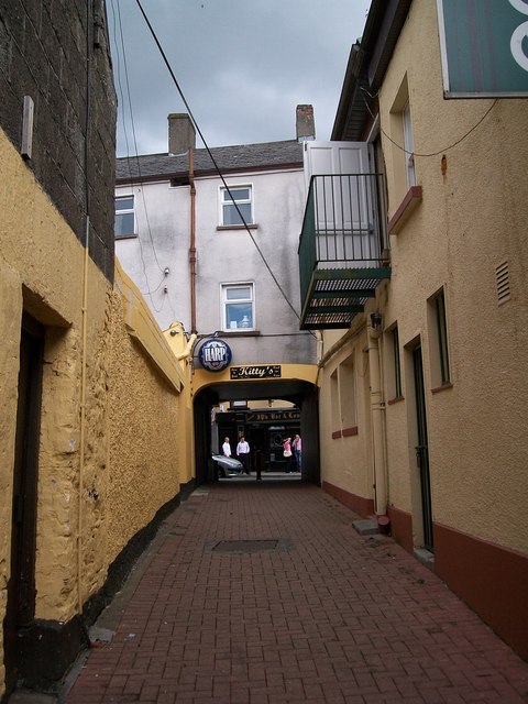 Entry leading from Abbey Street to Main Street, Cavan