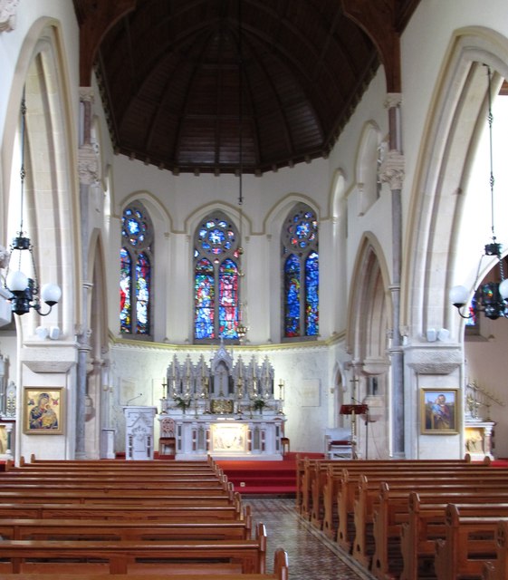 The main altar at St Mary's Catholic Church, Kingscourt