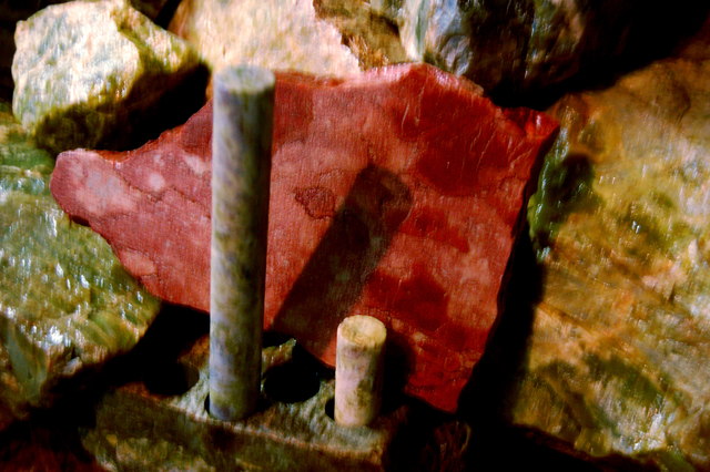 Moycullen - Connemara Marble Factory - Reddish Marble Sample