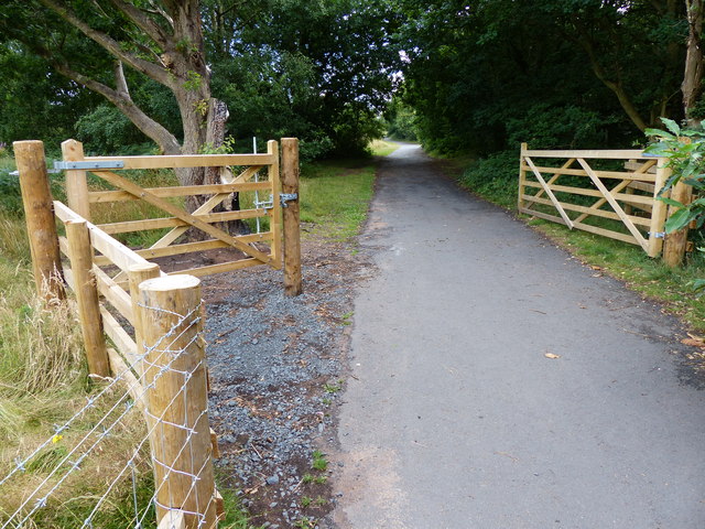 Tarmac Path At Burlish Top Nature © Mat Fascione Geograph Britain And Ireland 4621