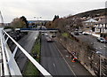 From footbridge to footbridge, Fabian Way, Swansea