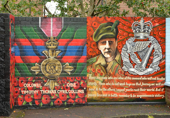 Tim Collins mural, Belfast © Albert Bridge :: Geograph Britain and Ireland