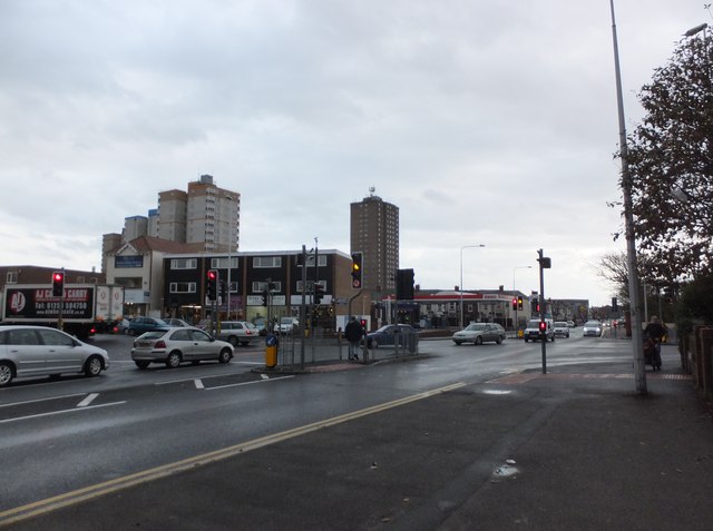 Junction of Devonshire Road and Talbot Road