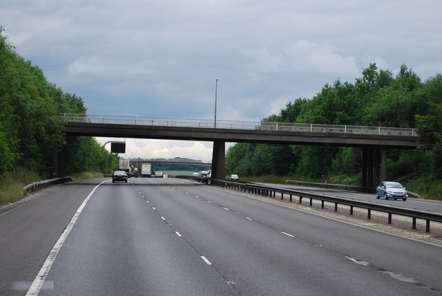 Harlow Road Bridge, M11 © N Chadwick :: Geograph Britain and Ireland