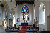 TF0226 : Church of St Andrew: Altar and East Window by Bob Harvey