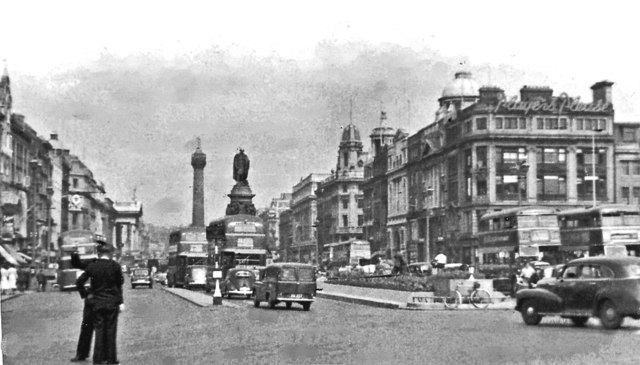 Dublin: up O'Connell Street, 1955 © Ben Brooksbank cc-by-sa/2.0 ...