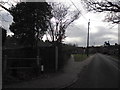 Looking south-southwest in School Lane