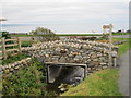 Pont newydd dros Afon Geraint - New bridge over Afon Geraint