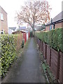 Footpath - Hall Drive