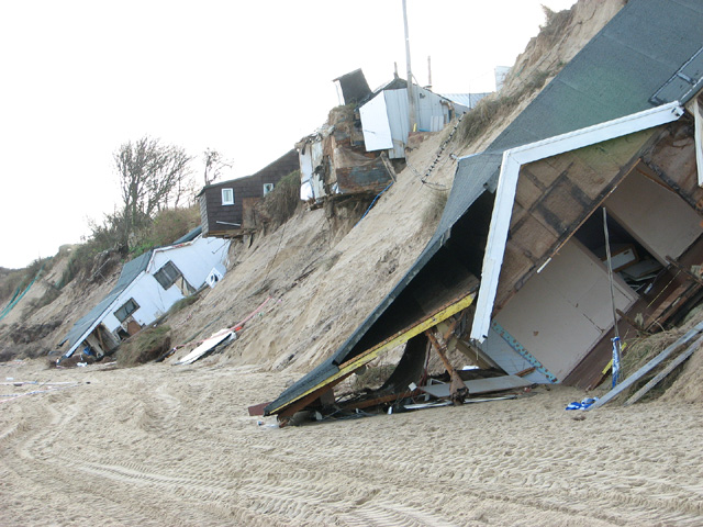 Storm surge damage, Hemsby © Evelyn Simak :: Geograph Britain and Ireland