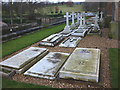 Graves beside St Peter