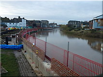 TF4609 : Improving the flood defences on The River Nene, Wisbech by Richard Humphrey