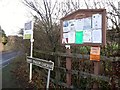 Parish notice board, Robert Sparrow Gardens, Crowmarsh Gifford