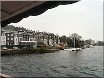 NY3703 : Waterside at Waterhead by Gerald England