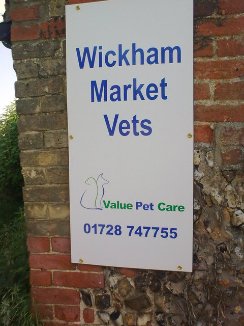 Wickham Market Vets sign