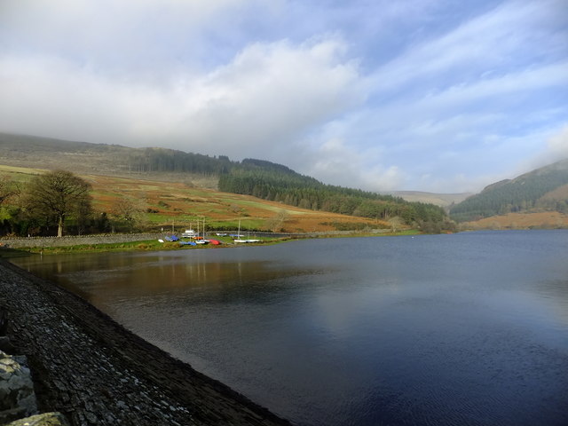 West Baldwin reservoir © Richard Hoare cc-by-sa/2.0 :: Geograph Britain ...