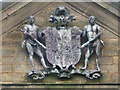 Shireburn coat of arms, Hurst Green Almshouses