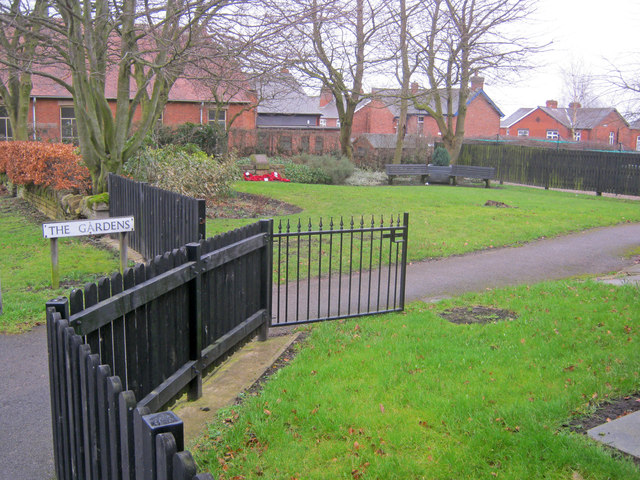 Memorial garden on Furnace Lane