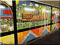 Wonderful Trains mural at Hyndland railway station