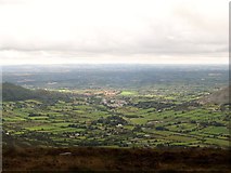 J0115 : The village of Forkhill from near the summit of Slieve Gullion by Eric Jones