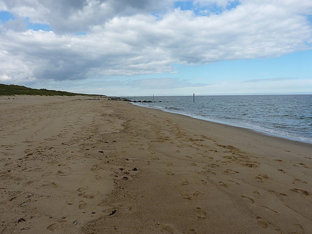 Deserted beach near Winterton Ness