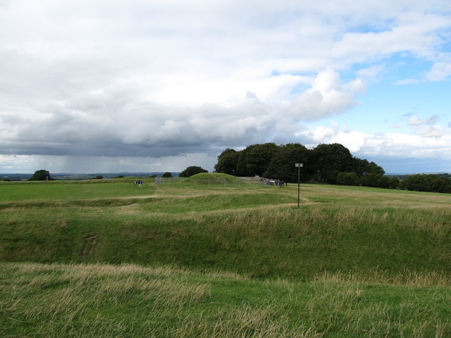 View north from the Royal Enclosure towards the Mound of the Hostages