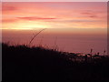 TF6741 : On Hunstanton cliffs at sunset by Richard Humphrey