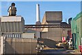 TQ2977 : Concrete plant, Cringle Street Battersea by Jim Barton