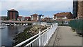 Path beside Sunderland Harbour